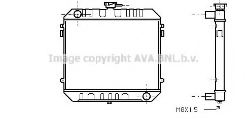 PRASCO OL2172 Radiator, engine cooling